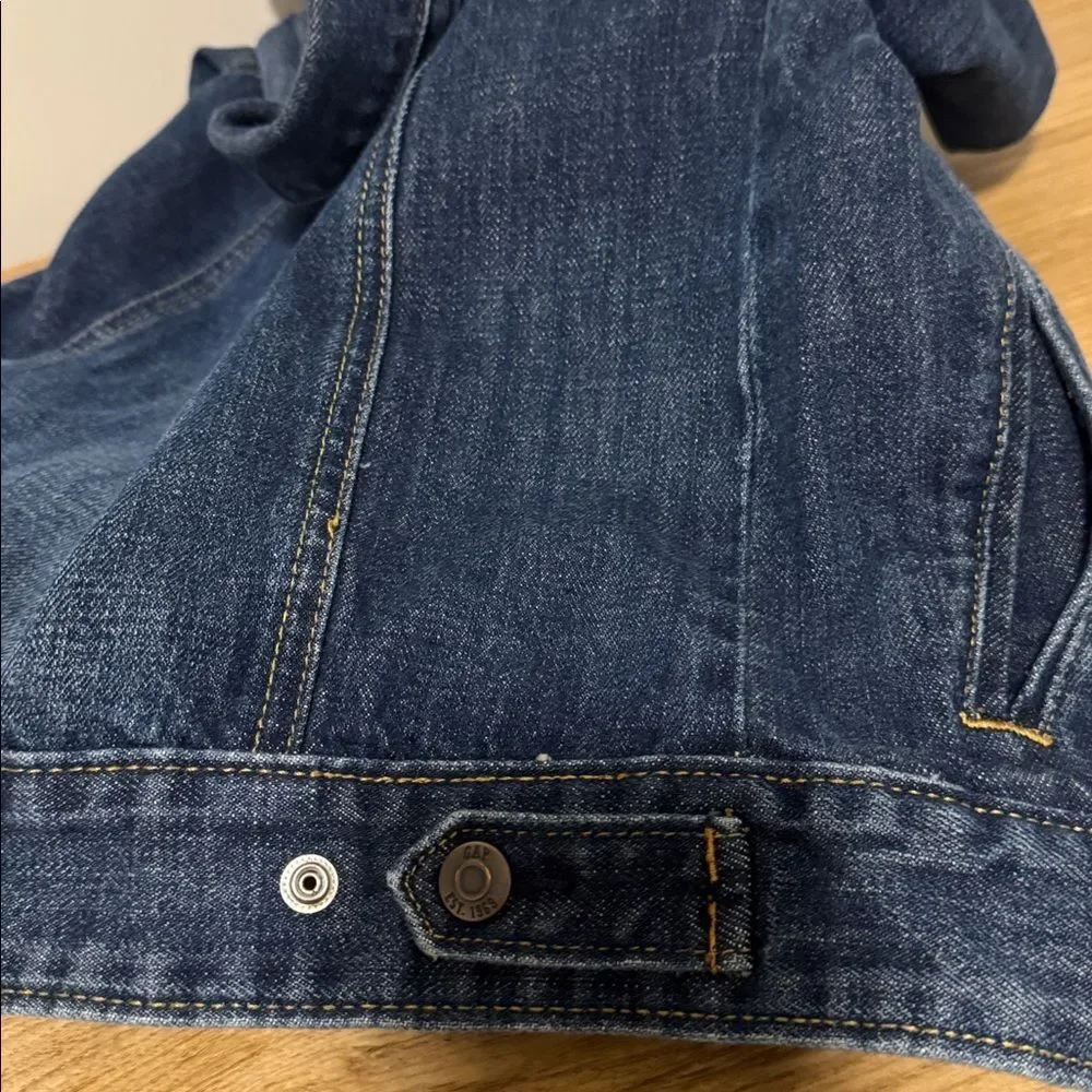 GAP Kids Youth Dark Wash Denim Blue Jacket Casual Unisex Size XXL (14-16) EUC